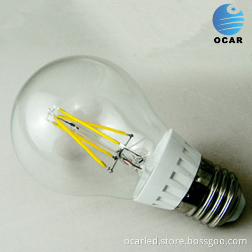 LED light 360 degree 6W COB E27 bulb filament LED light